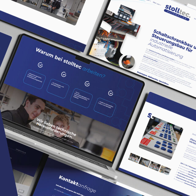 Stolltec Website erstellt von der OneLine Agentur in Ellwangen