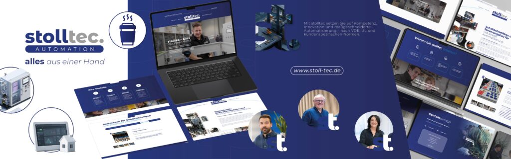 Stolltec Website gestaltet von der OneLine Werbeagentur in Ellwangen